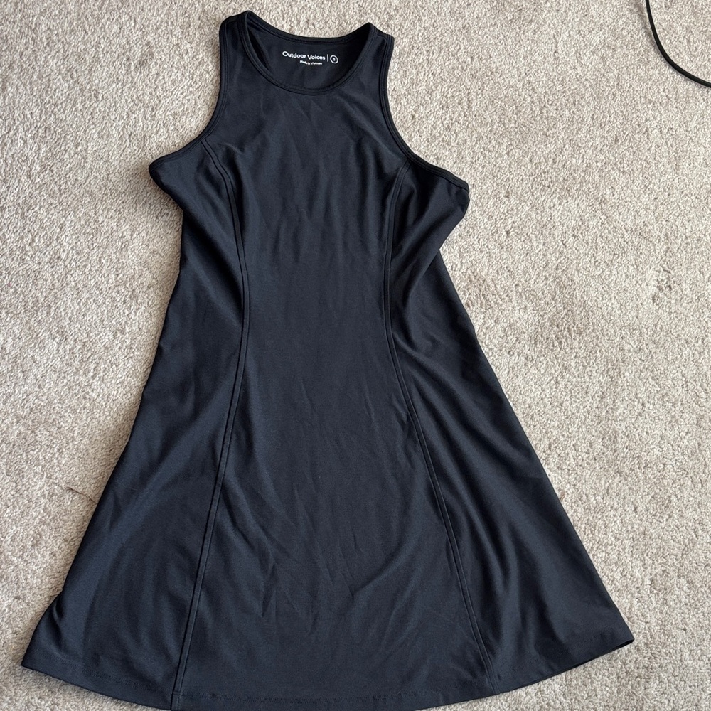 Outdoor Voices dress. Black. Size small. EUC.